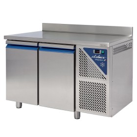 DALMEC - Table réfrigérée négative avec dosseret -18/-22°C - 300 L - 2 portes - Sans groupe logé
