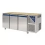 DALMEC - Table réfrigérée négative sans dessus -18/-22°C - 350 L - 3 portes - Avec groupe logé