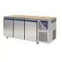 DALMEC - Table réfrigérée négative sans dessus -18/-22°C - 350 L - 3 portes - Sans groupe logé