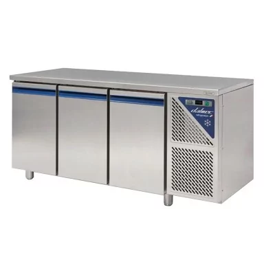 DALMEC - Table réfrigérée négative sans dosseret -18/-22°C - 350 L - 3 portes - Sans groupe logé