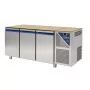 DALMEC - Table réfrigérée négative sans dessus -18/-22°C - 460 L - 3 portes - Avec groupe logé