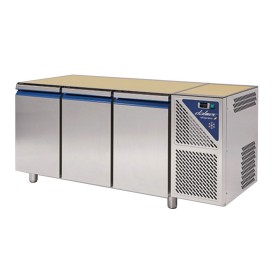 DALMEC - Table réfrigérée négative sans dessus -18/-22°C - 460 L - 3 portes - Sans groupe logé