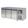 DALMEC - Table réfrigérée positive 0/+10°C - 460 L - 3 portes - Groupe logé