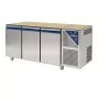 DALMEC - Table réfrigérée positive 0/+10°C - 460 L - 3 portes - Sans dessus - Avec groupe logé