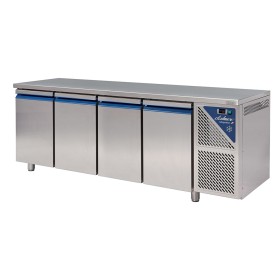DALMEC - Table réfrigérée positive 0/+10°C - 630 L - 4 portes - Groupe logé