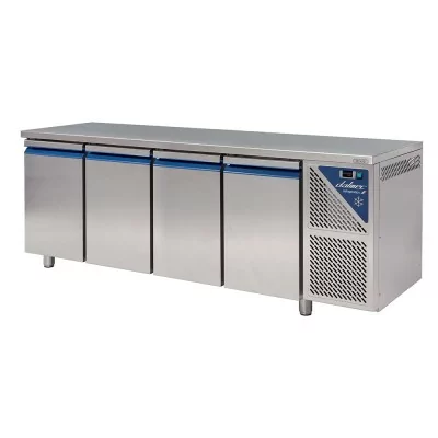 DALMEC - Table réfrigérée positive 0/+10°C - 630 L - 4 portes - Groupe logé
