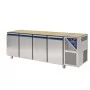 DALMEC - Table réfrigérée sans dessus - Positive 0/+10°C - 630 L - 4 portes - Groupe logé