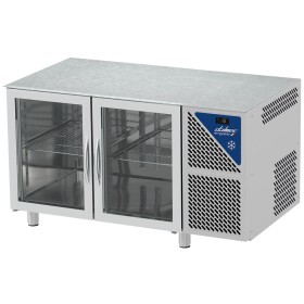 DALMEC - Table réfrigérée positive - Sans groupe - GN 1/1 - 460 L - 3 portes vitrées - P. 700 - Sans dessus