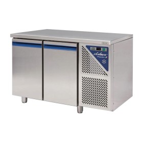 DALMEC - Table réfrigérée positive 0/+10°C - 230 L - 2 portes - Sans dosseret - Sans groupe logé