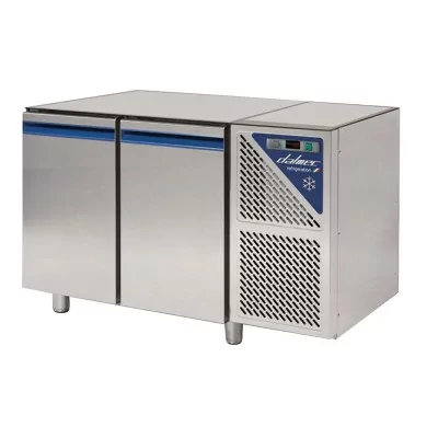 DALMEC - Table réfrigérée positive 0/+10°C - 230 L - Sans dessus - 2 portes - Sans groupe logé