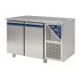 DALMEC - Table réfrigérée positive 0/+10°C - 300 L - 2 portes - Sans dessus - Avec groupe logé