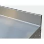 DALMEC - Table réfrigérée positive 0/+10°C - 350 L - 3 portes - Avec dosseret - Sans groupe logé