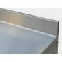 DALMEC - Table réfrigérée positive avec dosseret 0/+10°C - 460 L - 3 portes - Sans groupe logé