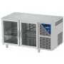 DALMEC - Table réfrigérée sans dessus - Positive 0/+10°C - GN 1/1 - 300 L - 2 portes vitrées - Prof. 700