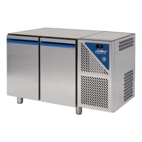 DALMEC - Table réfrigérée négative sans dessus -18/-22°C - 396 L - 2 portes pleines - Avec groupe logé