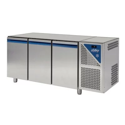 DALMEC - Table réfrigérée négative sans dessus -18/-22°C - 606 L - 3 portes pleines - Avec groupe logé