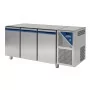 DALMEC - Table réfrigérée négative sans dessus -18/-22°C - 606 L - 3 portes pleines - Avec groupe logé