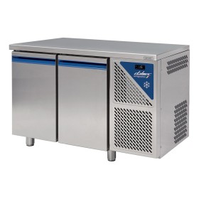DALMEC - Table réfrigérée négative sans dosseret -18/-22°C - 606 L - 3 portes pleines - Avec groupe logé