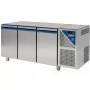DALMEC - Table réfrigérée positive - Sans groupe - 606 L - 3 portes pleines - P. 800 - 600x400 - Sans dessus