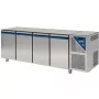 DALMEC - Table réfrigérée positive - Sans groupe - 816 L - 4 portes pleines - P. 800 - 600x400 - Sans dessus