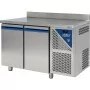 DALMEC - Table réfrigérée positive 0/+10°C - 396 L - 2 portes pleines - P. 800 - 600 x 400 - Avec dosseret