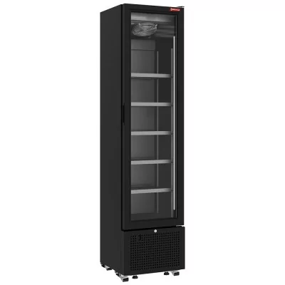 DIAMOND - Vitrine ventilée positive 221 litres NOIRE