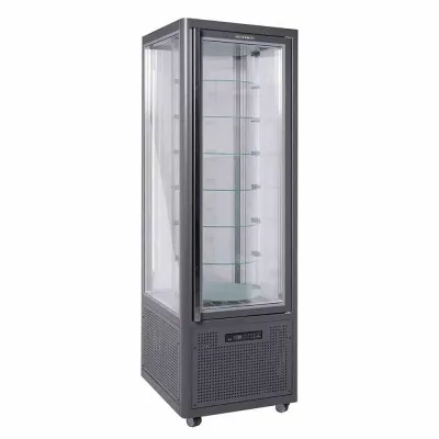 TECFRIGO - Vitrine réfrigérée verticale SNELLE 360 R L. 595 mm ventilée étagères verre rotatives