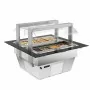 TECFRIGO - Buffet chaud TIFFANY 4.0 M HOT L. 1600 mm hotte motorisée