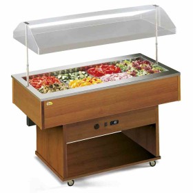 TECFRIGO - Buffet réfrigéré DELIZIE M L. 1423 mm hotte motorisée