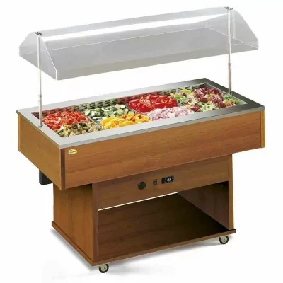 TECFRIGO - Buffet réfrigéré DELIZIE M L. 1423 mm hotte motorisée