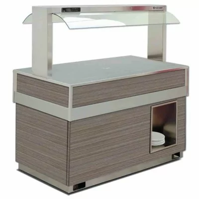 TECFRIGO - Buffet réfrigéré FUTURA BRINA 6 L. 2075 mm