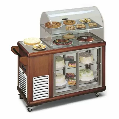 TECFRIGO - Chariot buffet réfrigéré CARRELLINO 250 2P L. 1340 mm 2 portes