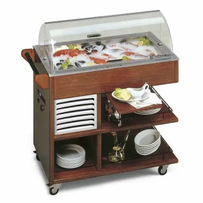 TECFRIGO - Chariot buffet réfrigéré CARRELLINO FISH L. 1008 mm