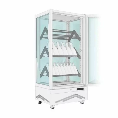 TECFRIGO - Vitrine réfrigérée verticale MARILYN 451 WINE DIAGONAL L. 702 mm