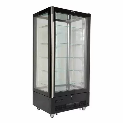 TECFRIGO - Vitrine réfrigérée verticale GRACE 651 BTQ-S BIS L. 912 mm bi-température ventilée étagères verre