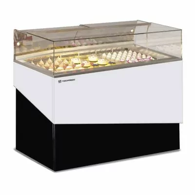 TECFRIGO - Vitrine horizontale réfrigérée GILDA 3 CIOCCO L. 1386 mm spécial chocolat