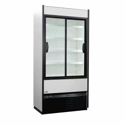 TECFRIGO - Vitrine réfrigérée verticale BABY 90.0 PS L. 965 mm portes coulissantes