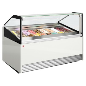 DIAMOND - Comptoir à crème glacée OTTAWA 12 bacs inox (360x165)