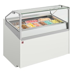 DIAMOND - Comptoir à crème glacée 13 bacs inox (360x165)
