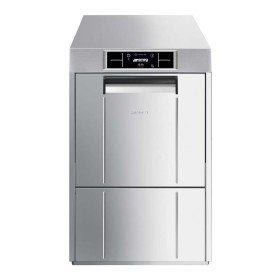 SMEG - Lave-verres sous-plan Pura 400x400 mm pompe de vidange récupération vapeur