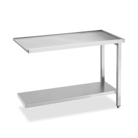 SMEG - Table de sortie lisse avec étagère basse utilisable des 2 côtés L. 1200 mm