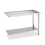 SMEG - Table de sortie lisse avec étagère basse utilisable des 2 côtés L. 1200 mm