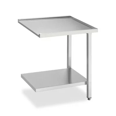 SMEG - Table de sortie frontale pour lave-vaisselle à capot 600 x 500 mm (installation en angle)