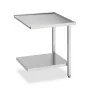SMEG - Table de sortie frontale pour lave-vaisselle à capot 600 x 500 mm (installation en angle)