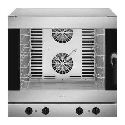 SMEG - Four à convection 6 niveaux 600 x 400 mm électromécanique ferrage à gauche