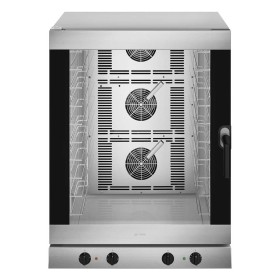 SMEG - Four à convection 10 niveaux 600 x 400 mm électromécanique ferrage à gauche