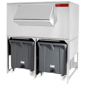 DIAMOND - Bacs de stockage avec chariots de 2x 108 kg