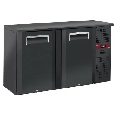 DIAMOND - Refroidisseur de bouteilles 2 portes, 320 litres, pieds réglables