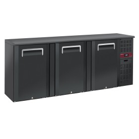 DIAMOND - Refroidisseur de bouteilles 3 portes, 500 litres, pieds réglables 