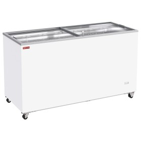DIAMOND - Conservateur bahut, 503 litres, couvercles coulissants sur roulettes
